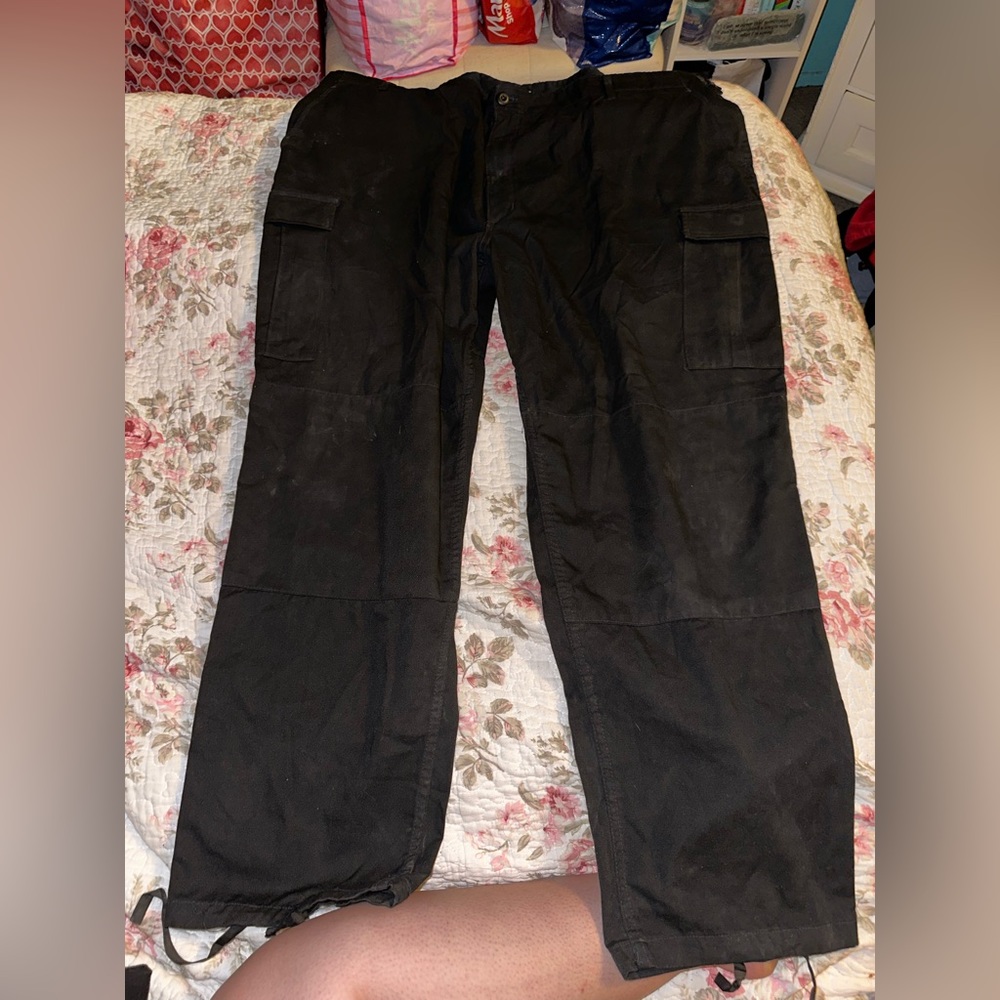 Genuine Gear Black Cargo Pants plus size 3X